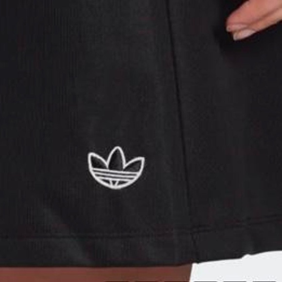 New Adidas Primegreen fashion athleisure black skirt knee asymmetrical S small 4 - Picture 3 of 8